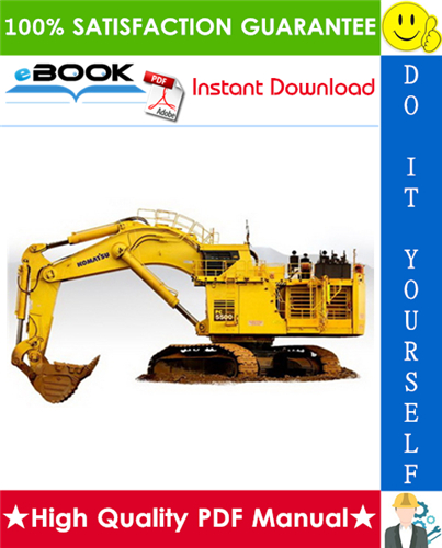 Thumbnail ☆☆ Best ☆☆ Komatsu PC5500-6 Hydraulic Mining Shovel Service Repair Manual (Serial Number: 15019)