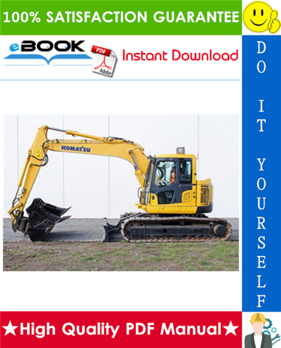 Thumbnail ☆☆ Best ☆☆ Komatsu PC138US-2, PC138USLC-2E0 Hydraulic Excavator Operation & Maintenance Manual