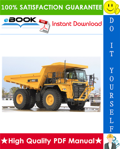 Thumbnail ☆☆ Best ☆☆ Komatsu HD465-7, HD605-7 Dump Truck Operation & Maintenance Manual (Serial Number: 7001 and up)