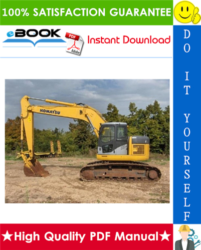 Thumbnail ☆☆ Best ☆☆ Komatsu PC228US-3, PC228USLC-3 Hydraulic Excavator Operation & Maintenance Manual (Serial Number: 30001 and up)