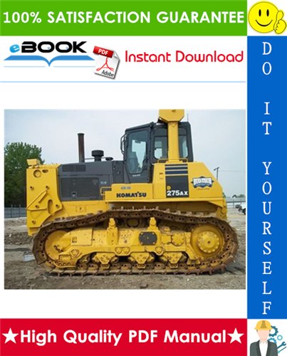Thumbnail ☆☆ Best ☆☆ Komatsu D275AX-5 Bulldozer Operation & Maintenance Manual (Serial Number: 20164 and up)