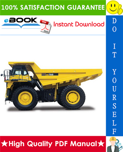 Thumbnail ☆☆ Best ☆☆ Komatsu HD785-5 Dump Truck Operation & Maintenance Manual (Serial Number: 4254 and up)