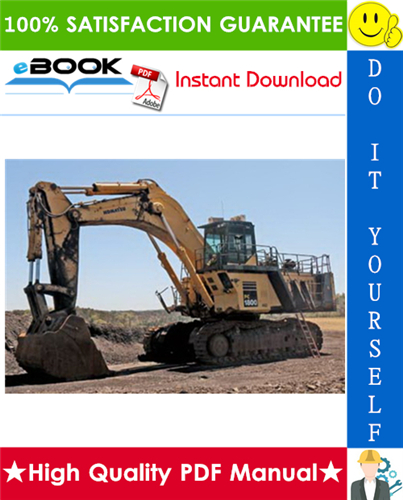 Thumbnail ☆☆ Best ☆☆ Komatsu PC1800-6 Hydraulic Excavator Operation & Maintenance Manual (Serial Number: 11035 and up)