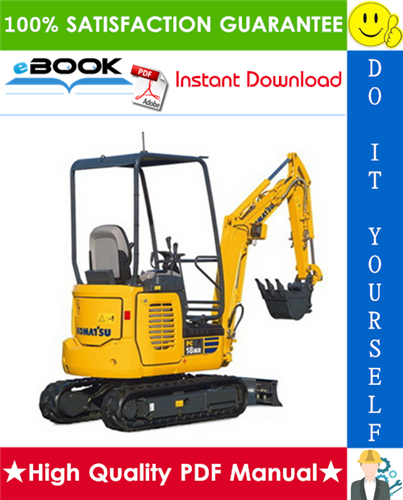 Thumbnail ☆☆ Best ☆☆ Komatsu PC18MR-2 Hydraulic Excavator Operation & Maintenance Manual (Serial Number: 15001 and up)
