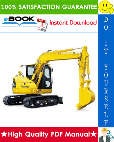 Thumbnail ☆☆ Best ☆☆ Komatsu PC78US-6 Hydraulic Excavator Operation & Maintenance Manual (Serial Number: 7615 and up)