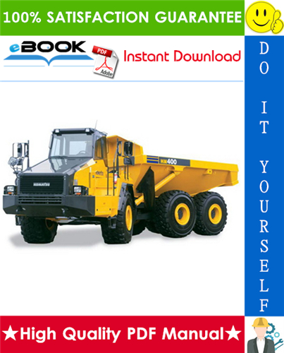 Thumbnail ☆☆ Best ☆☆ Komatsu HM400-1 Articulated Dump Truck Operation & Maintenance Manual (Serial Number: 1001 and up)