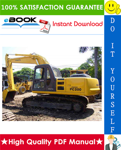 Thumbnail ☆☆ Best ☆☆ Komatsu PC200-8, PC200LC-8, PC220-8, PC220LC-8 Hydraulic Excavator Operation & Maintenance Manual  (Serial Number: 300001 and up, 70001 and up)