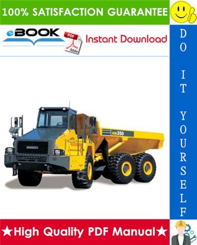 Thumbnail ☆☆ Best ☆☆ Komatsu HM350-2 Articulated Dump Truck Operation & Maintenance Manual (Serial Number: 2001 and up)