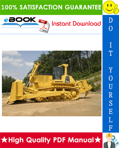 Thumbnail ☆☆ Best ☆☆ Komatsu D375A-5E0 Bulldozer Operation & Maintenance Manual (Serial Number: 50001 and up)