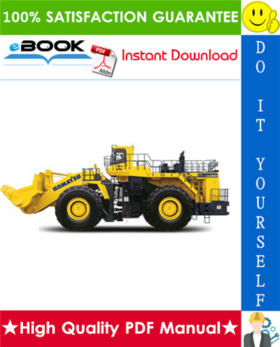 Thumbnail ☆☆ Best ☆☆ Komatsu WA1200-3 Wheel Loader Operation & Maintenance Manual (Serial Number: 50057 and up)