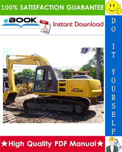 Thumbnail ☆☆ Best ☆☆ Komatsu PC200-8, PC200LC-8, PC220-8, PC220LC-8 Hydraulic Excavator Operation & Maintenance Manual  (Serial Number: 300001 and up, C60001 and up,  70001 and up)