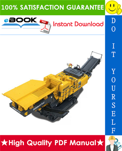 Thumbnail ☆☆ Best ☆☆ Komatsu BR580JG-1 Mobile Crusher Operation & Maintenance Manual (Serial Number: 1001 and up) Thumbnail ☆☆ Best ☆☆ Komatsu BR580JG-1 Mobile Crusher Operation & Maintenance Manual (Serial Number: 1001 and up)