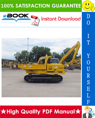 Thumbnail ☆☆ Best ☆☆ Komatsu CD60R-1 Crawler Carrier Operation & Maintenance Manual (Serial Number: 2012 and up)