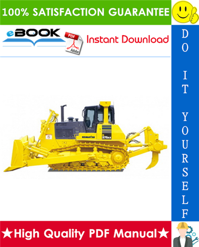 Thumbnail ☆☆ Best ☆☆ Komatsu D275AX-5E0 Bulldozer Operation & Maintenance Manual (Serial Number: 30132 and up)