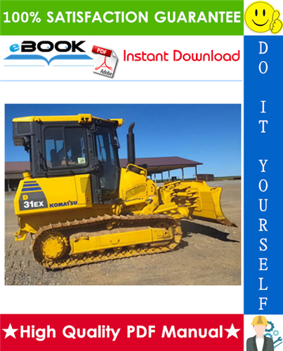 Thumbnail ☆☆ Best ☆☆ Komatsu D31EX-22, D31PX-22, D37EX-22, D37PX-22 Bulldozer Operation & Maintenance Manual (Serial Number: 60001 and up)