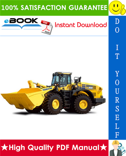 Thumbnail ☆☆ Best ☆☆ Komatsu WA500-6 Wheel Loader Operation & Maintenance Manual (Serial Number: 55376 and up)