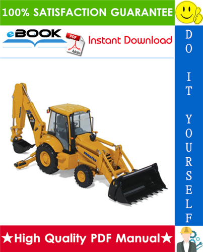 Thumbnail ☆☆ Best ☆☆ Komatsu WB140-2, WB150-2 Backhoe Loaders Operation & Maintenance Manual (Serial Number: 140F10001 and up, 30026 and up, 150F10001 and up)