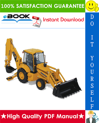 Thumbnail ☆☆ Best ☆☆ Komatsu WB140-2, WB150-2 Backhoe Loader Operation & Maintenance Manual  (Serial Number: 140F11451 and up, 150F10293 and up)