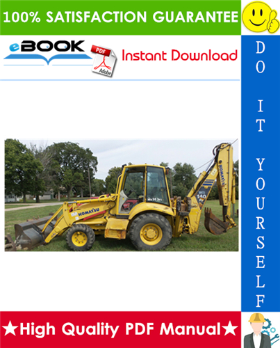 Thumbnail ☆☆ Best ☆☆ Komatsu WB140PS-2, WB150PS-2 Power-Shift Backhoe Loader Operation & Maintenance Manual (Serial Number: 140F50098 and up, 150F50032 and up)