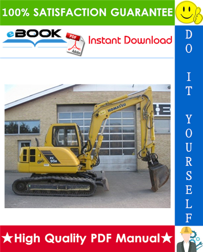 Thumbnail ☆☆ Best ☆☆ Komatsu PC95R-2 Hydraulic Excavator Operation & Maintenance Manual (Serial Number: 21D5200001 and up)