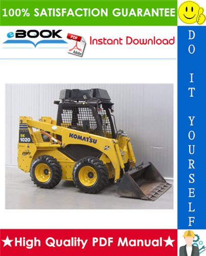 Thumbnail ☆☆ Best ☆☆ Komatsu SK1026-5 Turbo Skid-Steer Loader Operation & Maintenance Manual (Serial Number: 37CTF50001 and up)