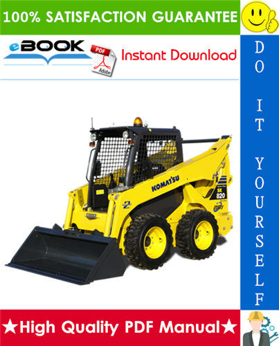 Thumbnail ☆☆ Best ☆☆ Komatsu SK820-5 Turbo Skid-Steer Loader Operation & Maintenance Manual (Serial Number: 37BTF50112 and up)