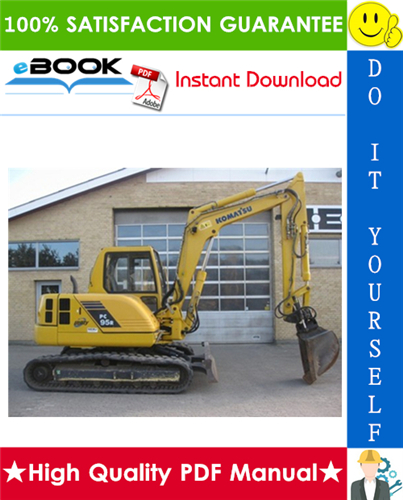 Thumbnail ☆☆ Best ☆☆ Komatsu PC95R-2 Hydraulic Excavator Service Repair Manual (Serial Number: 21D5200001 and up)