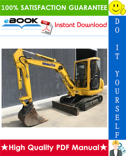 Thumbnail ☆☆ Best ☆☆ Komatsu PC35R-8, PC45R-8 Hydraulic Excavator Service Repair Manual