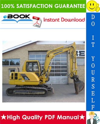 Thumbnail ☆☆ Best ☆☆ Komatsu PC95R-2 Hydraulic Excavator Service Repair Manual (Serial Number: 21D5200330 and up)