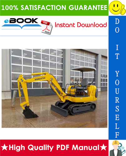Thumbnail ☆☆ Best ☆☆ Komatsu PC20R-8, PC27R-8 Hydraulic Excavator Service Repair Manual (Serial Number: F30001 and up)