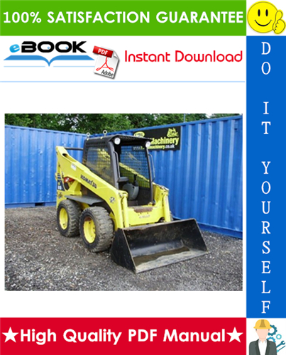 Thumbnail ☆☆ Best ☆☆ Komatsu SK818-5, SK820-5 Turbo Skid-Steer Loader Service Repair Manual (Serial Number: 37BF50111 and up, 37BTF50112 and up)