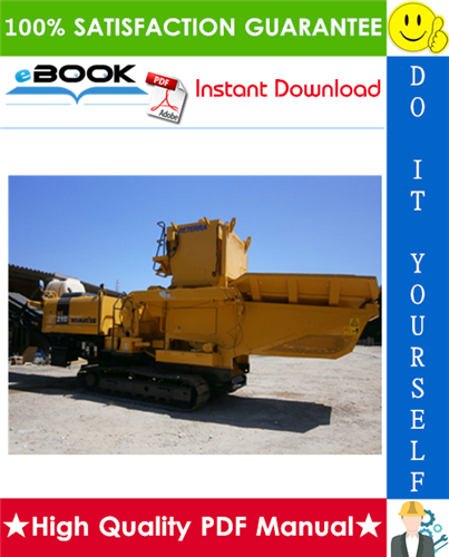 Thumbnail ☆☆ Best ☆☆ Komatsu BZ210-1 Mobile Soil Recycler Operation & Maintenance Manual (Serial Number: 1101 and up)