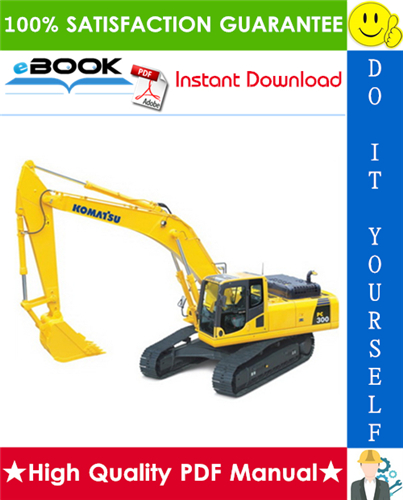 Thumbnail ☆☆ Best ☆☆ Komatsu PC300-5, PC300LC-5, PC300-5 Mighty, PC300LC-5 Mighty, PC300HD-5, PC400-5, PC400LC-5, PC400-5 Mighty, PC400LC-5 Mighty, PC400HD-5 Hydraulic Excavator Serv