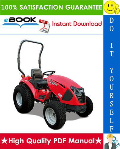 Thumbnail ☆☆ Best ☆☆ TYM T293HST Models Tractors Operation & Maintenance Manual