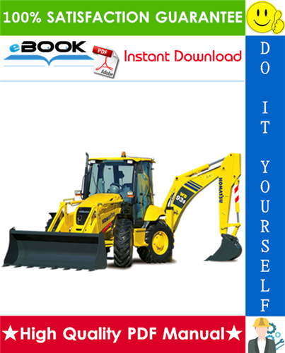 Thumbnail ☆☆ Best ☆☆ Komatsu WB93S-5 Backhoe-Loader Operation & Maintenance Manual (Serial Number: F50003 and up)