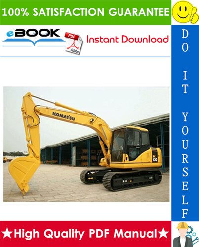 Thumbnail ☆☆ Best ☆☆ Komatsu PC130-7 Hydraulic Excavator Service Repair Manual (Serial Number: DBM0001 and up)