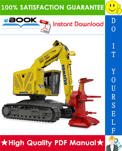 Thumbnail ☆☆ Best ☆☆ Komatsu XT430-2, XT430L-2, XT445L-2, XT450L-2 Crawler Feller Buncher Service Repair Manual 