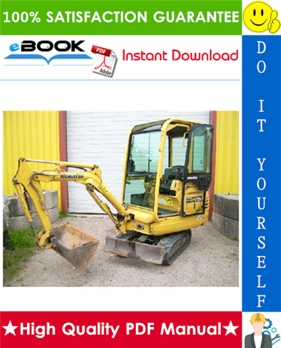 Thumbnail ☆☆ Best ☆☆ Komatsu PC12R-8, PC15R-8 Hydraulic Excavator Service Repair Manual (Serial Number: F22426 in poi, F31605 in poi)