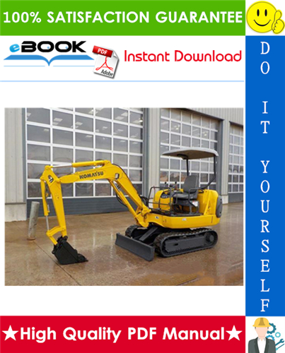 Thumbnail ☆☆ Best ☆☆ Komatsu PC20R-8, PC27R-8 Hydraulic Excavator Operation & Maintenance Manual