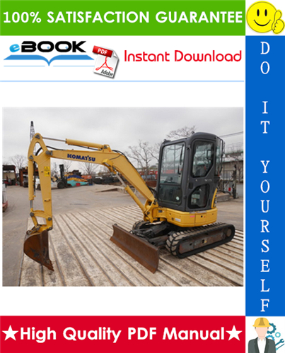 Thumbnail ☆☆ Best ☆☆ Komatsu PC30MR-2, PC35MR-2 Galeo Hydraulic Excavator Operation & Maintenance Manual