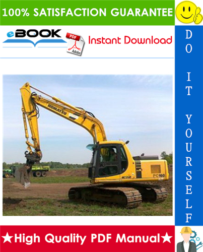 Thumbnail ☆☆ Best ☆☆ Komatsu PC160-6K, PC180LC-6K, PC180NLC-6K, PC200EN-6K, PC200EL-6K Hydraulic Excavator Operation & Maintenance Manual (Serial Number: K30001 and up)
