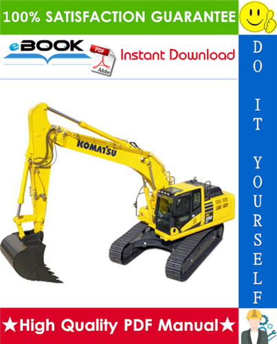 Thumbnail ☆☆ Best ☆☆ Komatsu PC290LC-7K, PC290NLC-7K Hydraulic Excavator Operation & Maintenance Manual (Serial Number: K40395 and up)
