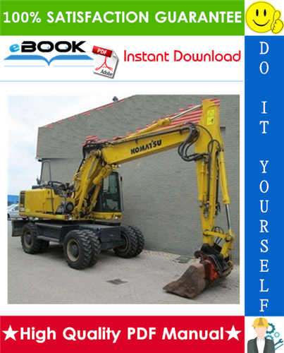 Thumbnail ☆☆ Best ☆☆ Komatsu PW130ES-6K Wheeled Excavator Service Repair Manual (Serial Number: K32001 and up, K34001 and up)