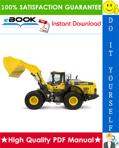 Thumbnail ☆☆ Best ☆☆ Komatsu WA470-6, WA480-6 Wheel Loader Service Repair Manual (Serial Number: 85001 and up)