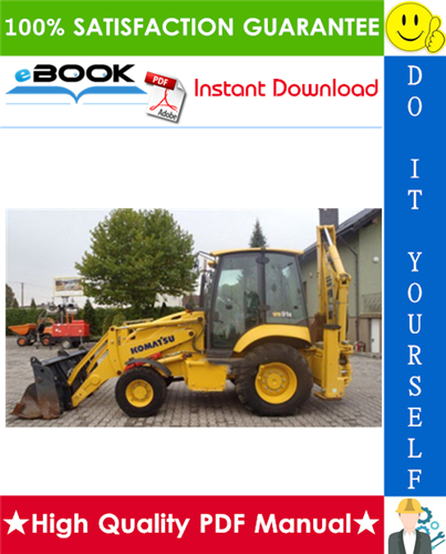 Thumbnail ☆☆ Best ☆☆ Komatsu WB91R-2, WB93R-2 Avance Backhoe-Loader Service Repair Manual