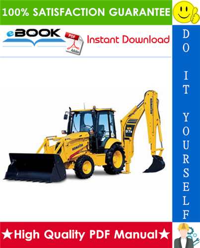 Thumbnail ☆☆ Best ☆☆ Komatsu WB97R-5 Backhoe-Loader Service Repair Manual (Serial Number: F50003 and up)