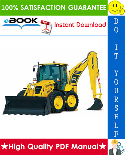Thumbnail ☆☆ Best ☆☆ Komatsu WB97S-5 Backhoe-Loader Service Repair Manual (Serial Number: F00003 and up)