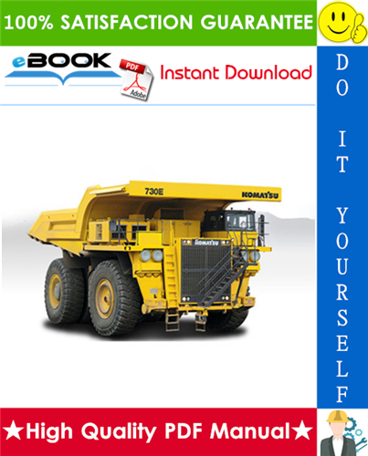 Thumbnail ☆☆ Best ☆☆ Komatsu 730E-8 Dump Truck Operation & Maintenance Manual (Serial Number: A40004 & up)