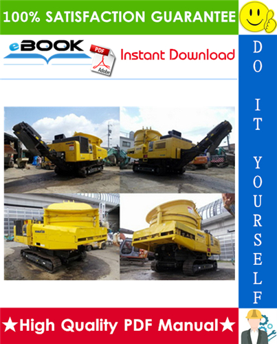 Thumbnail ☆☆ Best ☆☆ Komatsu BR200-1 Series Mobile Waste Recycler Service Repair Manual