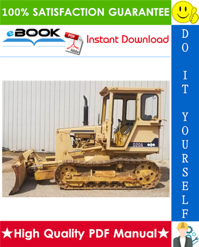 Thumbnail ☆☆ Best ☆☆ Komatsu D20A-7, D20PL-7, D20PLL-7, D20P-7A, D21A-7, D21P-7A Bulldozer Operation & Maintenance Manual